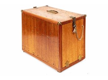 A Custom Mahogany Bridgeport Rifle Club Ammunition Box