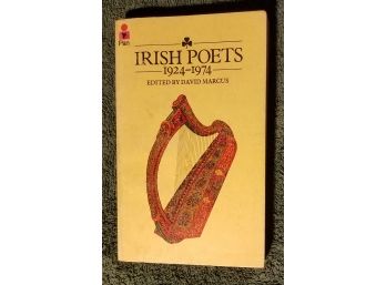 1st Edition - Marcus, David. Irish Poets 1924 - 1974.  The Chaucer Press, 1975