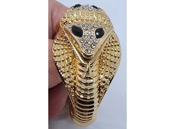 Austrian Crystal Snake Bangle Bracelet