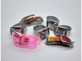 7 Cute Buckle Rings In Assorted Colors