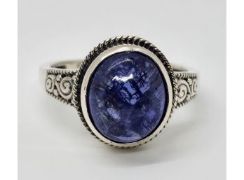 Artisan Crafted Ring In Sterling Silver With 6 CTW Tanzanite