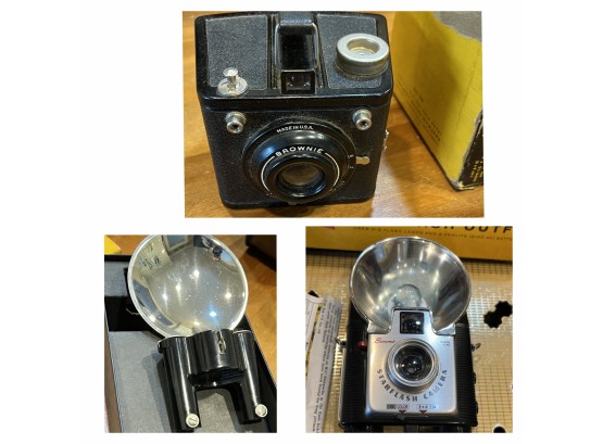 Vintage Kodak Brownie Camera & Accessories