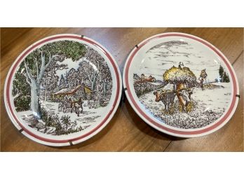 Vernon Kilns Collectors Plates Bits Of Old New England