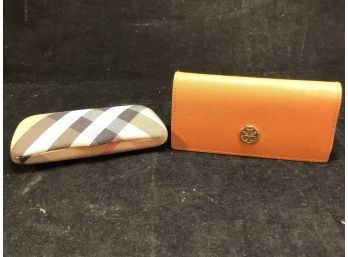 Tori Burch And Burberry Glasses Cases