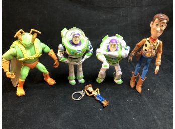 Buzz Lighter And Woody Toys