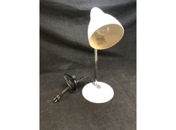 White Adjustable Office Lamp