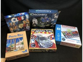Game Lot- Clue And Model Building Kits