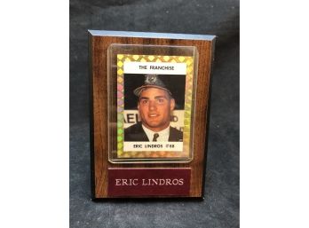 Eric Lindros Collectors Plaque
