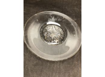 Floral Glass Tray
