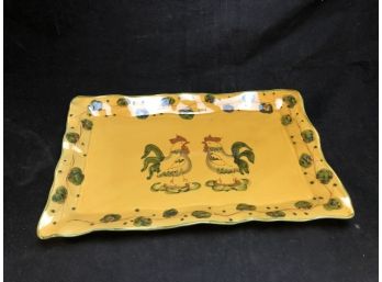 Tutto Mio Rooster Tray Made In Italy