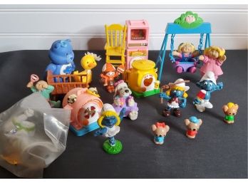 Mixed Lot Of Mini 1980s Toy Figurines