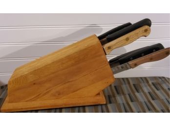 Knife Block With Knives
