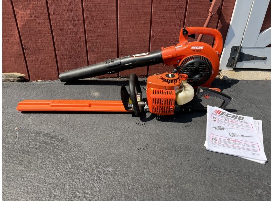 Echo Gas Powered Hedge Trimmer And Blower