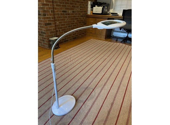 Adjustable Floor Standing Magnifying Task Lamp