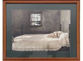 Master Bedroom By Andrew Wyeth Framed Print