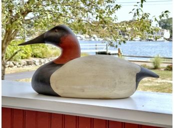 Jack Hughes Hand Carved Vintage Decoy Duck