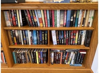 Entire Bookcase Of Hardbound Classic Mysteries And Novels - Upstairs Hallway