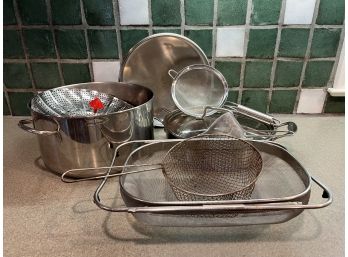 Assorted Stainless Kitchen Cookware