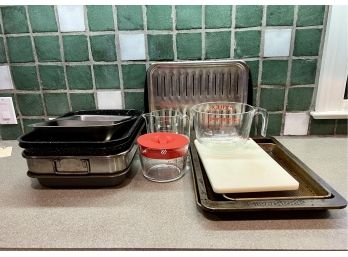Assorted Cookware, Roasting Pans And Baking Essentials