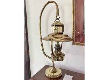 Vintage Brass Oil Hanging Lantern Lamp