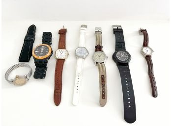 Assorted Lot Of 7 Everyday Wrist Watches