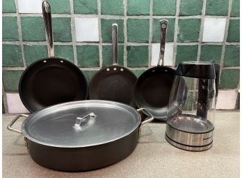 Commercial Grade Fry Pans, Cookware, Coffee Percolator
