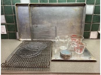 Assorted Professional Grade Stainless Bakeware Essentials