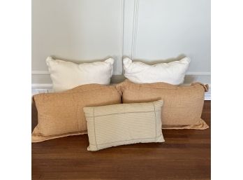 Gorgeous Custom Made Throw Pillows - Set Of 5