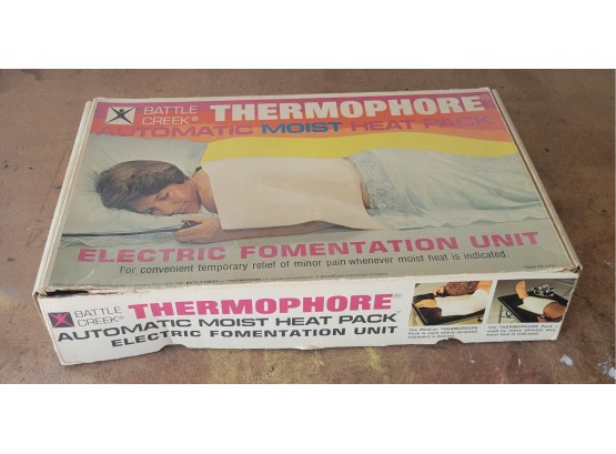 Battle Creek Thermophore Automatic Moist Heat Pack. Vintage       ( Loc: Garage Back Shelf)