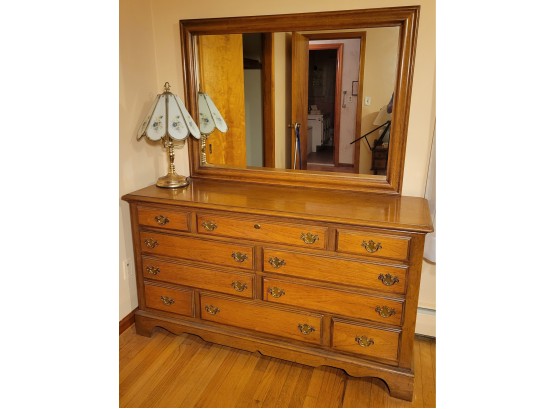 United Furniture Corporation Dresser And Mirror.  Made In The USA.
