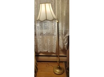 Brass Floor Lamp With Pivot Top