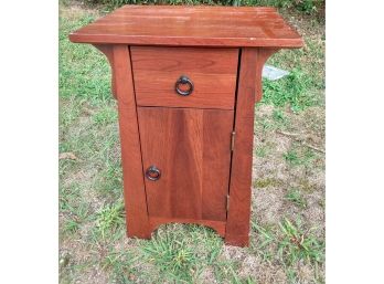 Ethan Allen Cherry Wood Side Table Or Bedside Table