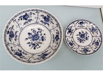 Two Bowls From Indies Pattern By The Johnson Brothers Of England