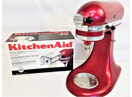 KitchenAid 5 Quart Stand Mixer And KitchenAid Ravioli Maker