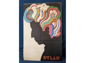 Vintage Milton Glaser 'Dylan' Poster Circa 1966