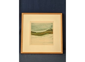 1/1 Landscape Monotype By Sarah Gustafson Dated 2001
