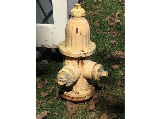 Awesome Genuine Antique R D WOOD Fire Hydrant - This Style Dates From 1925 - 1940 - All Solid Cast Iron