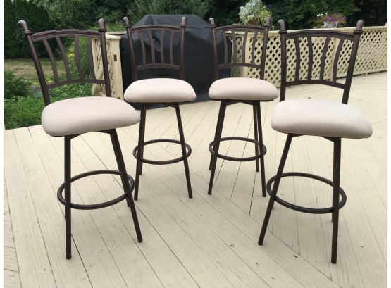 Paid $129 Each - Four (4) SUPER CLEAN - Great Swivel Kitchen / Bar Stools - Used VERY Little - Great Set !