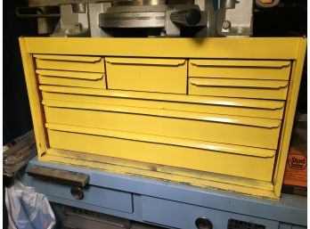 Huge Yellow Tool Box LOADED With OVER 150 Tools - Hammers - Screwdrivers - Pliers - Saws MUCH MORE !
