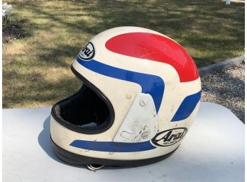 Awesome Vintage 1980 FREDDIE SPENCER - ARAI Helmet - Not Reissue / Tribute - Looks To Be All Original 1980