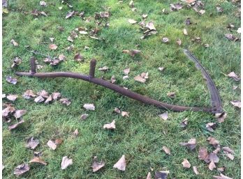 Very Cool Antique Sickle / Scythe - All Wood With Steel Blade Also Called Grim Reaper Sickle - Decorator Piece