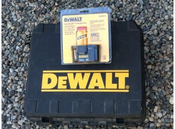 Like New DEWALT 12V Cordless Drill - With Case - Charger - Drill - Three Batteries - One Battery Is Brand New