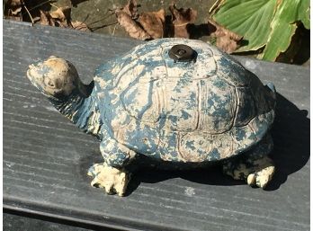 Cute Vintage Figural Turtle Sprinkler - Very Nice Piece - Not Sure What Its Made Of But VERY HEAVY - NICE !