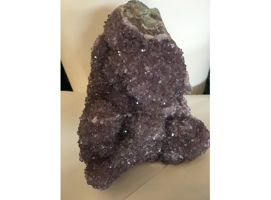 7LB 6 Oz ,Magnificent Cactus Amethyst Crystal Geode, 9 Inches By 7 Inches
