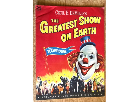 VINTAGE 'the Greatest Show On Earth' PROGRAM, WHAT A CAST!