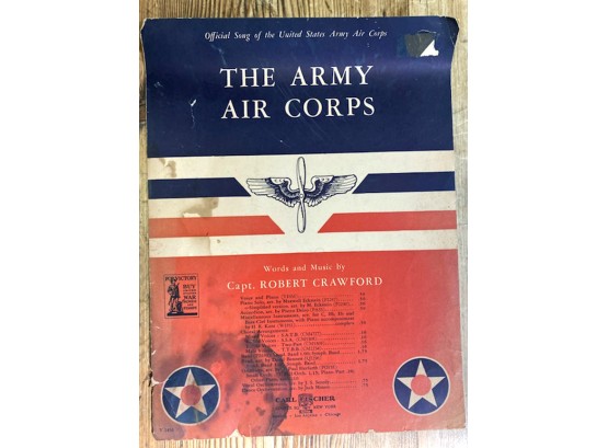 MUSIC BOOK ' THE ARMY AIR CORPS'