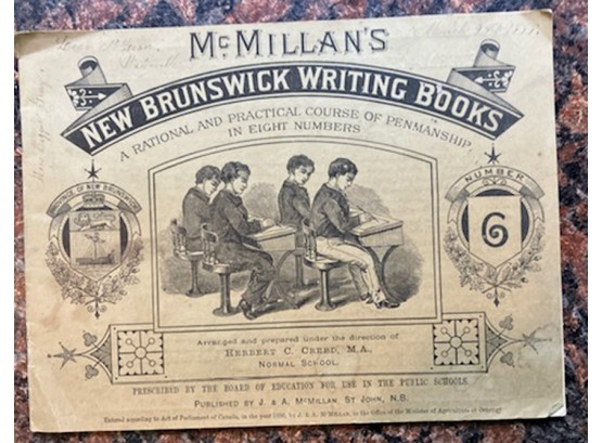 Antique Booklet 'McMillans' Penmanship Education, Cursive