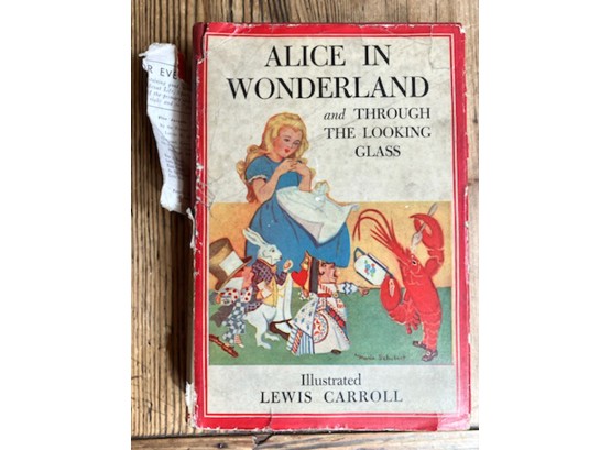 Book ' ALICE IN WONDERLAND', Illustrated, D.J.