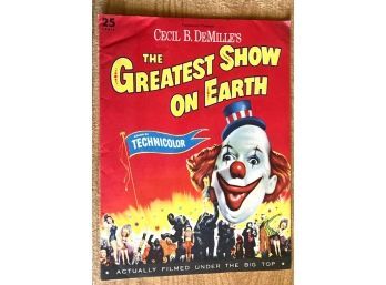 VINTAGE 'the Greatest Show On Earth' PROGRAM, WHAT A CAST!