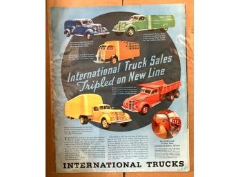 Early 1900's Magazine Sheet Featuring DODGE TRUCKS